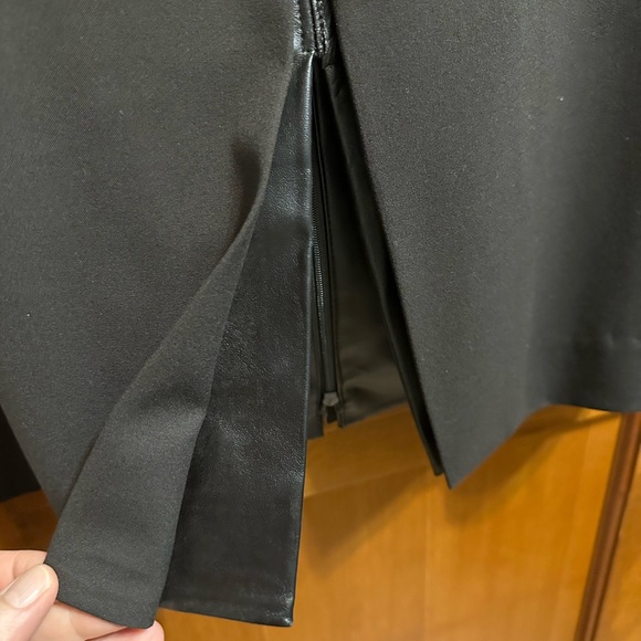 Elie Tahari Skirt, Jacket, and Pants with Leather Trim - Picture 5 of 14